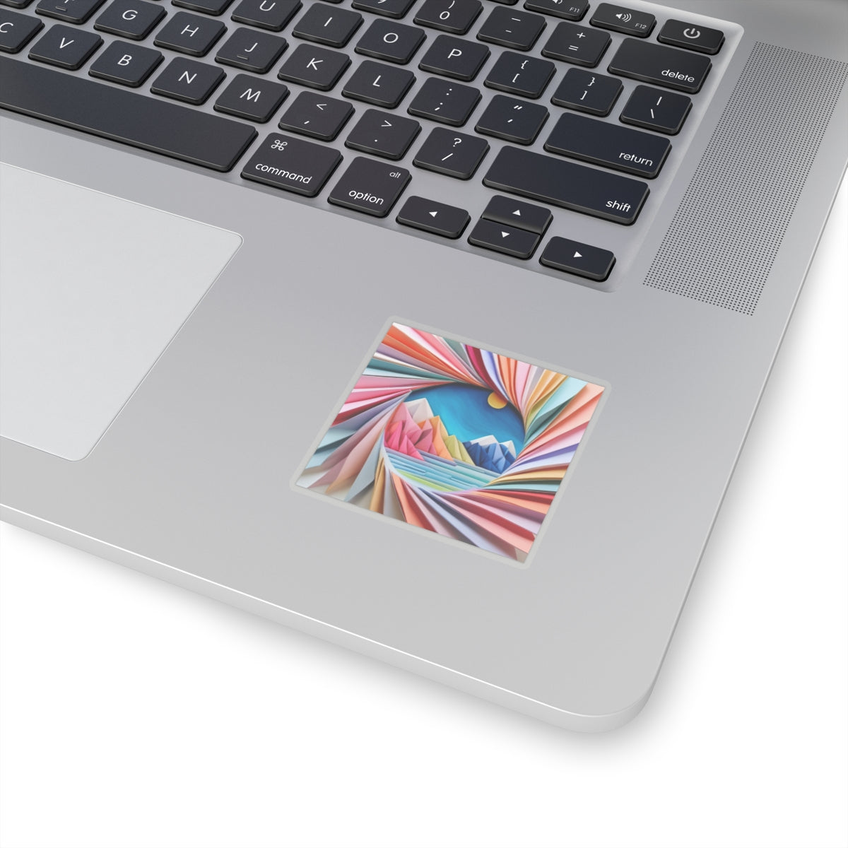 Pastel Mountains Sticker