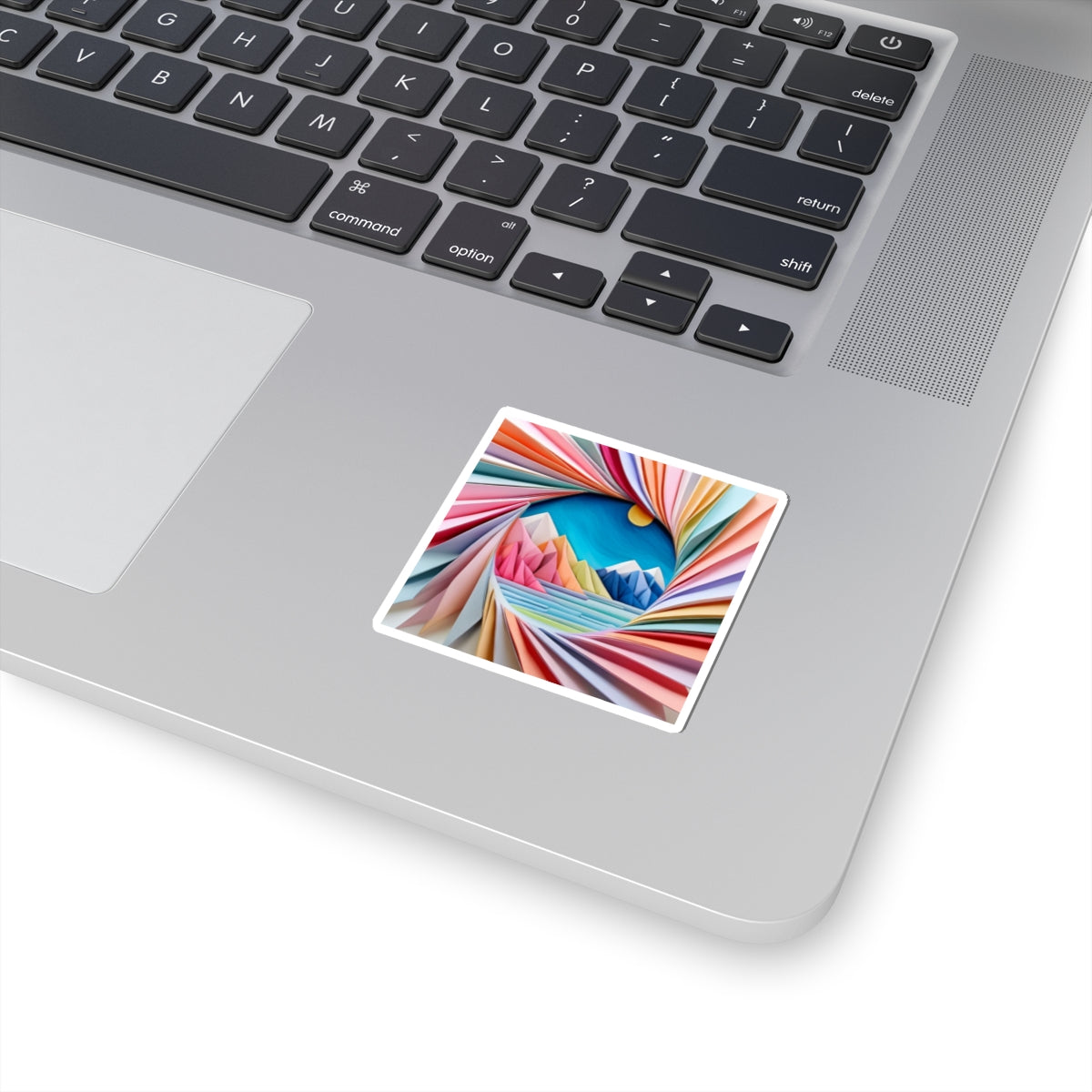 Pastel Mountains Sticker